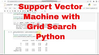 Support Vector Machine SVM Cancer Dataset with Grid Search Python Code / Machine Learning SVM Python