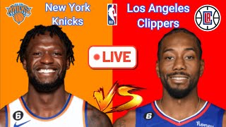 New York Knicks at Los Angeles Clippers NBA Live Play by Play Scoreboard/ Interga