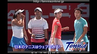 三菱全日本テニス選手権94th ミックスダブルス 決勝 坂井勇仁 森崎可南子 VS 清水悠太 小堀桃子