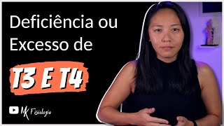 Distúrbios dos Hormônios Tireoidianos (T3 e T4): HIPERTIREOIDISMO e HIPOTIREOIDISMO | MK Fisiologia