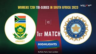 Highlights: 1st Match, South Africa Women vs India Women