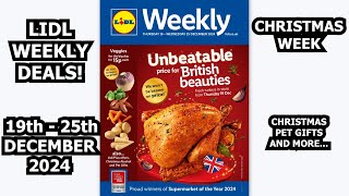 Lidl Weekly Deals 19th - 25th December 2024 Christmas Week