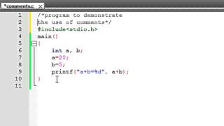 C Programming Tutorial-4: Comments, Newline Escape Sequence & Arithmetic Operators (Contd.)