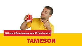 AG2 and AG4 actuators from JP fluid control | Tameson