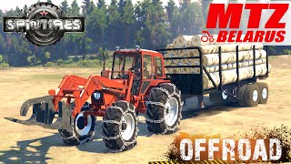 SpinTires MTZ 82-02 Tractor Off-road Test