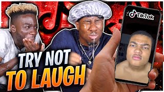 TRY NOT TO LAUGH at TIK TOKS *part 2* | Dustin and Denzel