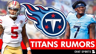 Trey Lance TRADE? Titans Rumors Ft. Malik Willis Trade & Titans Trading Up In Draft For Quarterback
