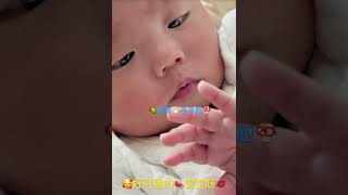 🌼🔥当宝宝发现，🤣自己有手🖐🏻 #baby  #人类幼崽 #可愛い  #新生儿 #赤ちゃん #babyboy #cute #可爱 #아기 #아기고양이 #宝宝成长记 #萌娃