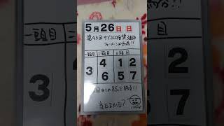 第43回サイコロ推奨3連単フォーメーション馬券🐴🎫買い方発表します。「5月26日日曜日サイコロ馬券士信長」