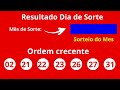 dia de sorte 1010 resultado da dia de sorte concurso 1010