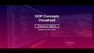 OOP Concepts: Class and Objects explained in less than 2 mins