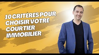 Comment choisir un courtier immobilier