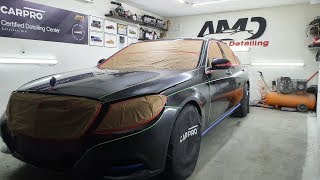 Mercedes Benz S class complete detailing overhaul over 48hours of work!