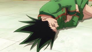 ハンター×ハンター | ゴンはハンゾーにひどく殴られたが、それでも耐えようとする - Gon was beaten badly by Hanzo, but stilltry to endure