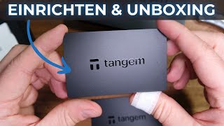 Tangem Wallet setup and unboxing