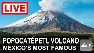 🌎 LIVE: Popocatépetl Volcano on the borders of Mexico City