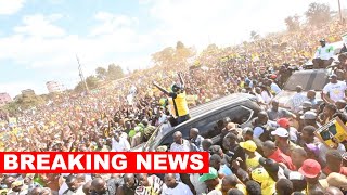 BREAKING NEWS: President Ruto blocked in Chwele, Bungoma County by angry Luhyas!
