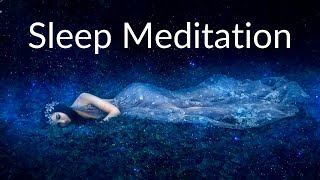 Guided sleep meditation female voice - Perfectly Peaceful Body Scan In The Moon Garden