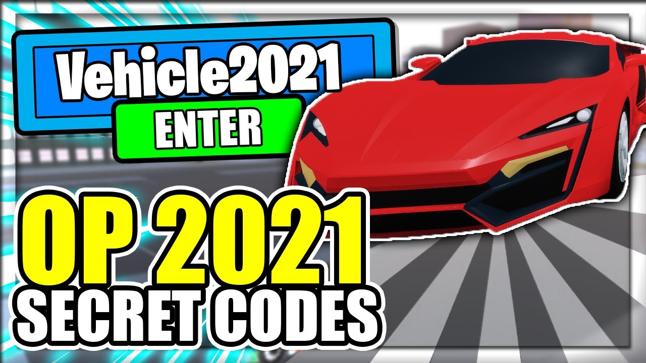 (2021) ALL *NEW* SECRET OP CODES! Vehicle Simulator Roblox - YouTube