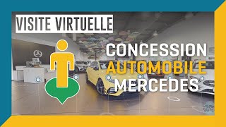 Visite virtuelle Matterport d'une concession automobile Mercedes - 3DCREATION