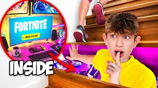I Built A SECRET Gaming Room To Hide From My Sister !!