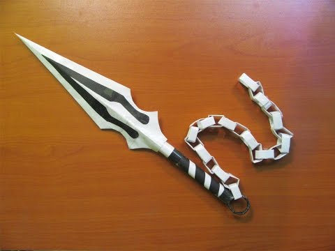 How to Make a paper kunai knife (Scorpion's Special) -Easy Tutorials How to Make a paper kunai knife (Scorpion's Special) -Easy Tutorials