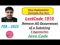 Remove All Occurrences of a Substring | LeetCode 1910 | Java Code | Developer Coder
