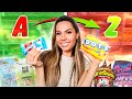 CAN I BUY EVERY CANDY A-Z at FIVE BELOW ?? *SHOPPING CHALLENGE*