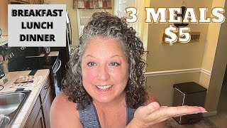 3 MEALS FOR $5/EXTREME BUDGET MEALS /BREAKFAST, LUNCH, AND DINNER/ Easy Affordable Recipes