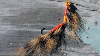 Articulated bucktail streamer for big trouts fly tying instructions