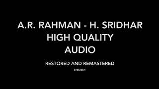 Bombay   Kannalanae | High Quality Audio | A. R. Rahman