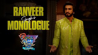 Ranveer Singh's Monologue | Rocky Aur Rani Kii Prem Kahaani  | Ranveer Singh | Karan Johar