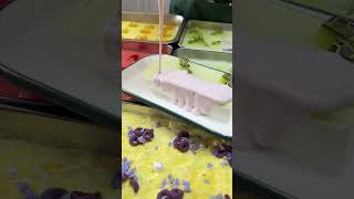 🥰 Satisfying with delicious grass milk pudding 🥳 #food #satisfying #satisfyingvideo