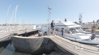 Chichester Lock on a busy sunny summer Saturday in August