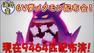 #61【ポケモンソードシールド海外産】 夢6Vメタモン毎日大量配布！ 剣盾 初見さん大歓迎! 生放送