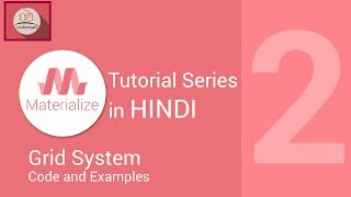 Materialize css tutorial in hindi - Grid system