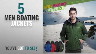 Top 10 Men Boating Jackets [2018]: Lixada Men's Jacket Winter Windproof Fleece Jacket Waterproof