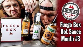 Fuego Box Hot Sauce Unboxing | Month #3 | Mukbang Monday