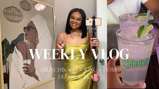 WEEKLY VLOG! BRUNCH+ COOKING+ SHOPPING +HOME DECOR \u0026 MORE!