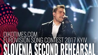 oikotimes.com: Slovenia's Second Rehearsal Eurovision 2017