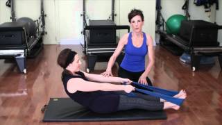 Pilates Exercise - Beginner Roll up Assisted