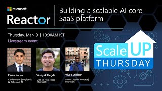Building a scalable AI core SaaS platform | #ScaleUpThursday