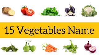 Vegetables Name English & Hindi | 15 सब्जियों के नाम