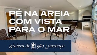 Belíssimo apartamento com vista para o mar À VENDA na Riviera de São Lourenço