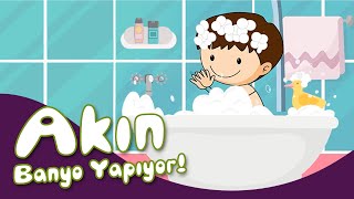 AKIN Banyo Yapıyor 🛁 – SingoSongo TV I İsme Özel Çocuk Şarkıları 🎶