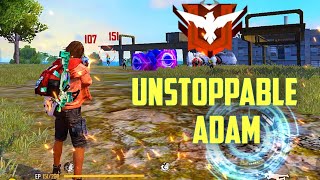 Adam Is Back! Overpowered Adam In High Rank - Garena Free Fire