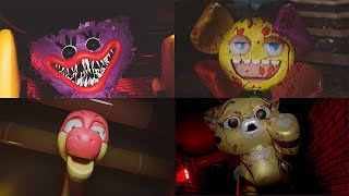 All Jumpscares vs MotyaGames - Poppy Playtime Chapter 3