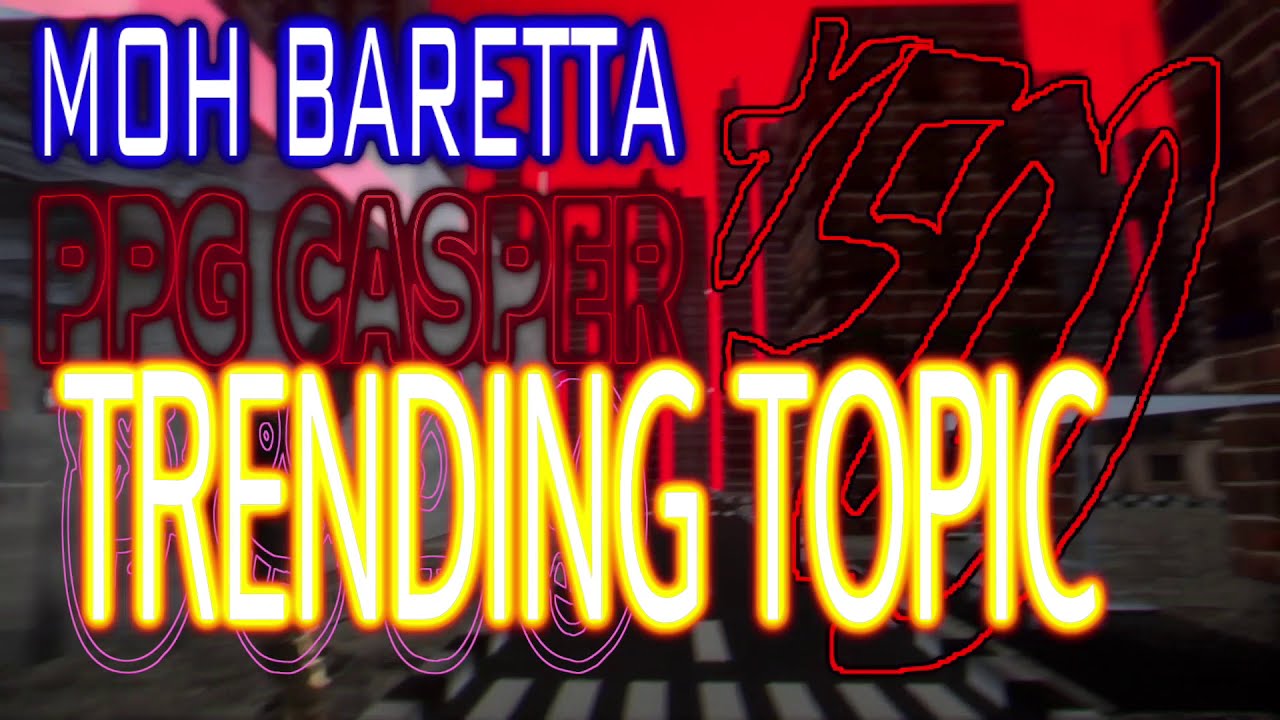 Moh Baretta Ppg Casper Trending Topic Rob0tx500 Visualizer Youtube