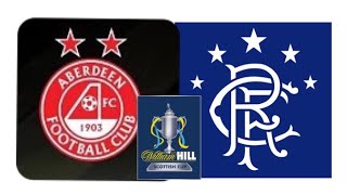 William Hill Scottish Cup 1/4 Final Aberdeen v Rangers