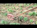 20 लोगों के बराबर काम करेगा यह अकेला खरपतवार हटाने का जुगाड़ manual cycle weeder jugaad in india